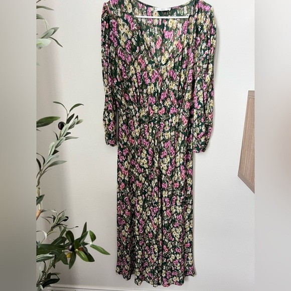 Mango Floral Midi Dress - Picture 4 of 11